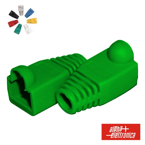 Capa P/ Ficha Telefone RJ45 Verde
