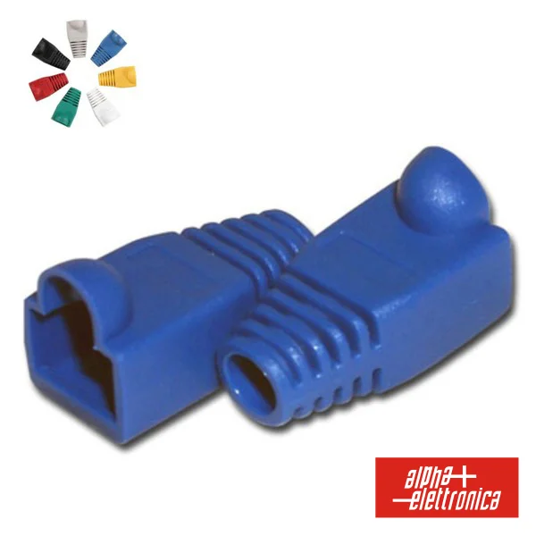 Capa P/ Ficha Telefone RJ45 Azul