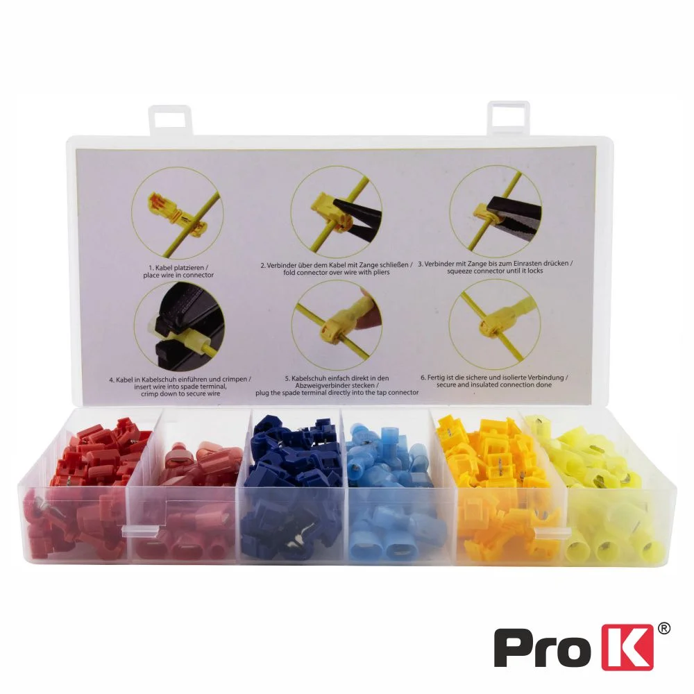 Conjunto de 120 Terminais Quick Splice PROK