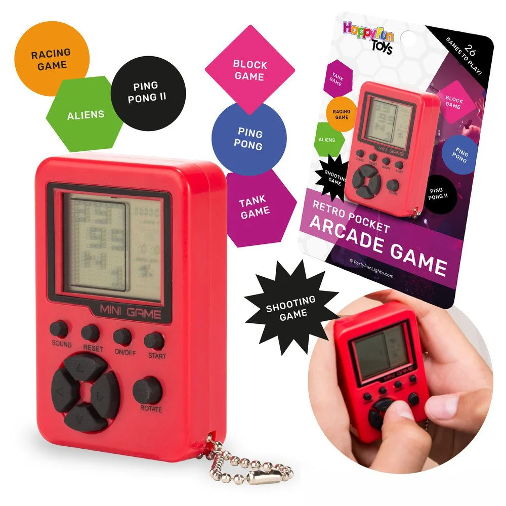 Consola de Jogos Compacta C/ 26 Jogos HAPPYFUN