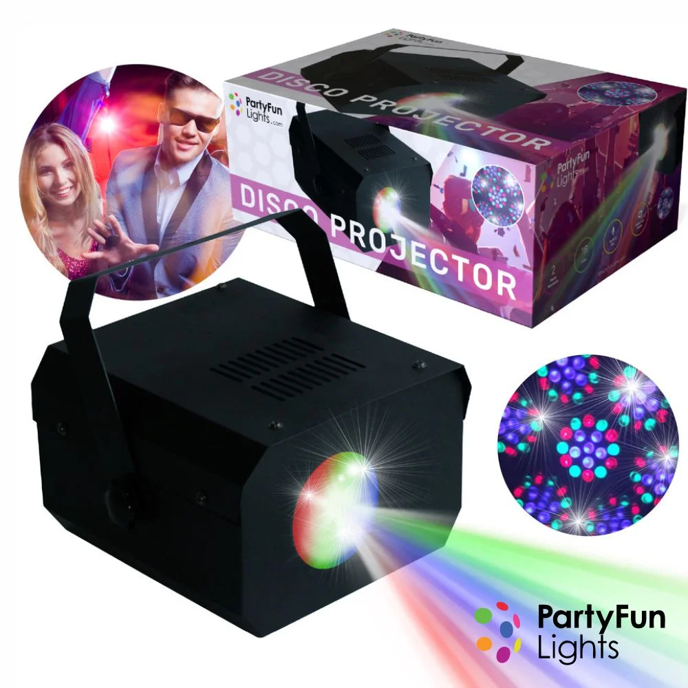 Projetor Luz C/ 18 LEDS RGB 12V 54lm PARTYFUN