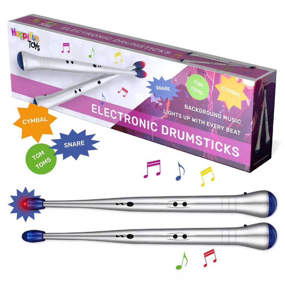 Baquetas Eletrónicas C/ Luz E Som HAPPYFUN
