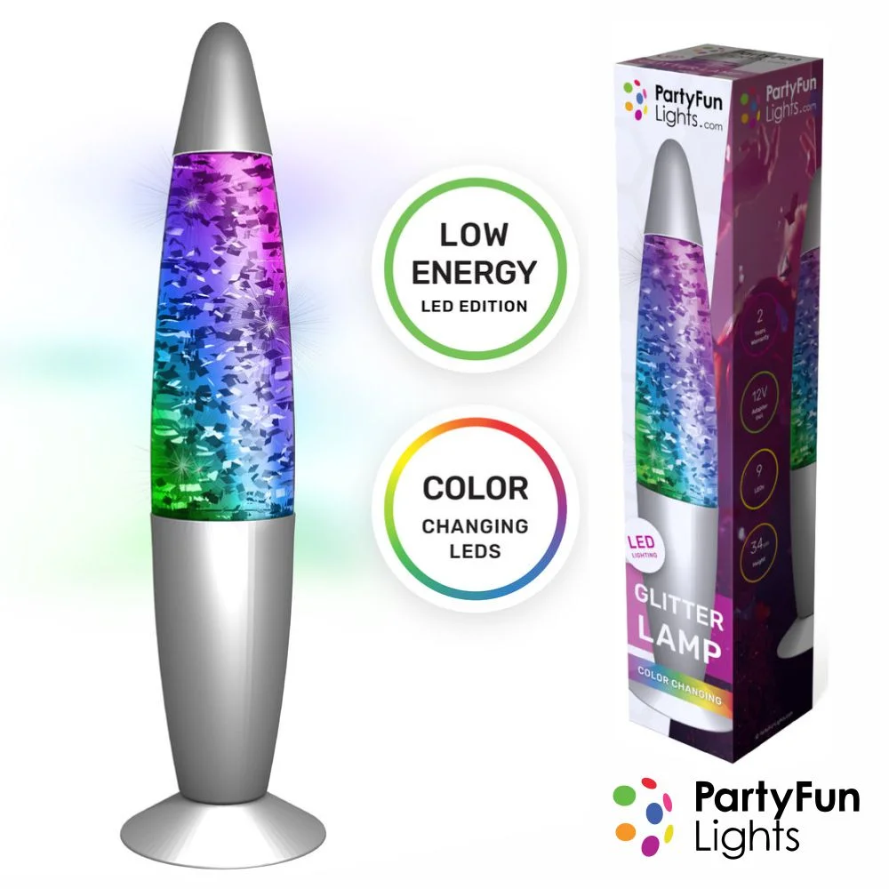 Candeeiro Decorativo de Glitter 12V PARTYFUN