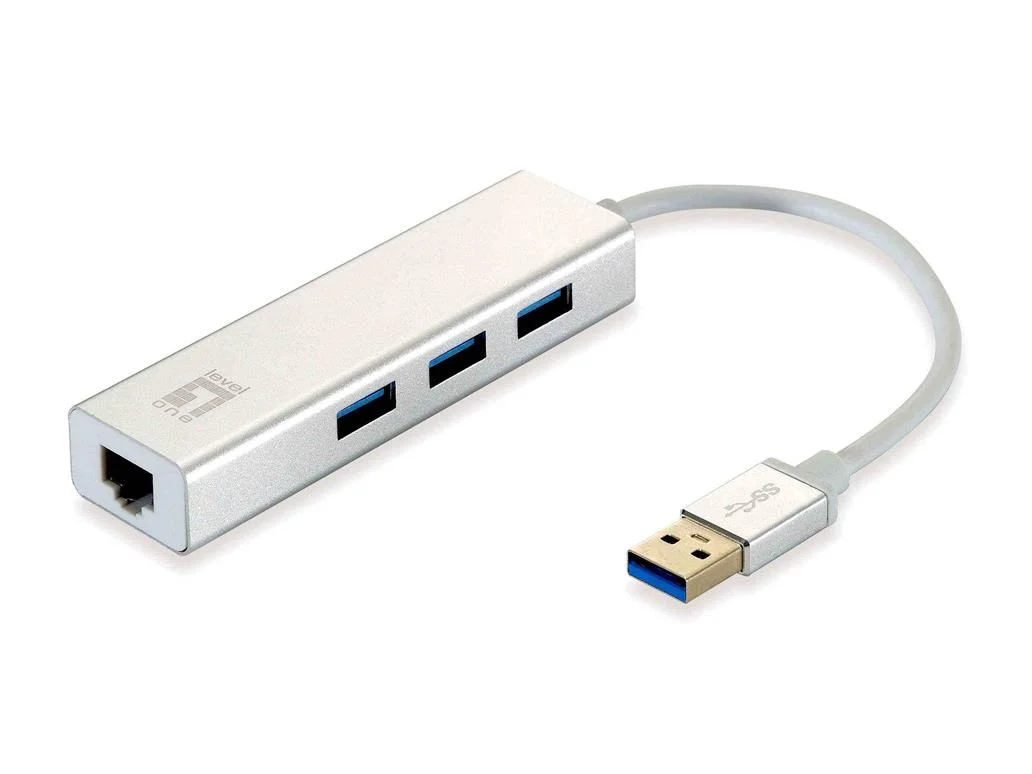 Adaptador Levelone Gigabit Usb Network, Usb Hub - Usb-0503