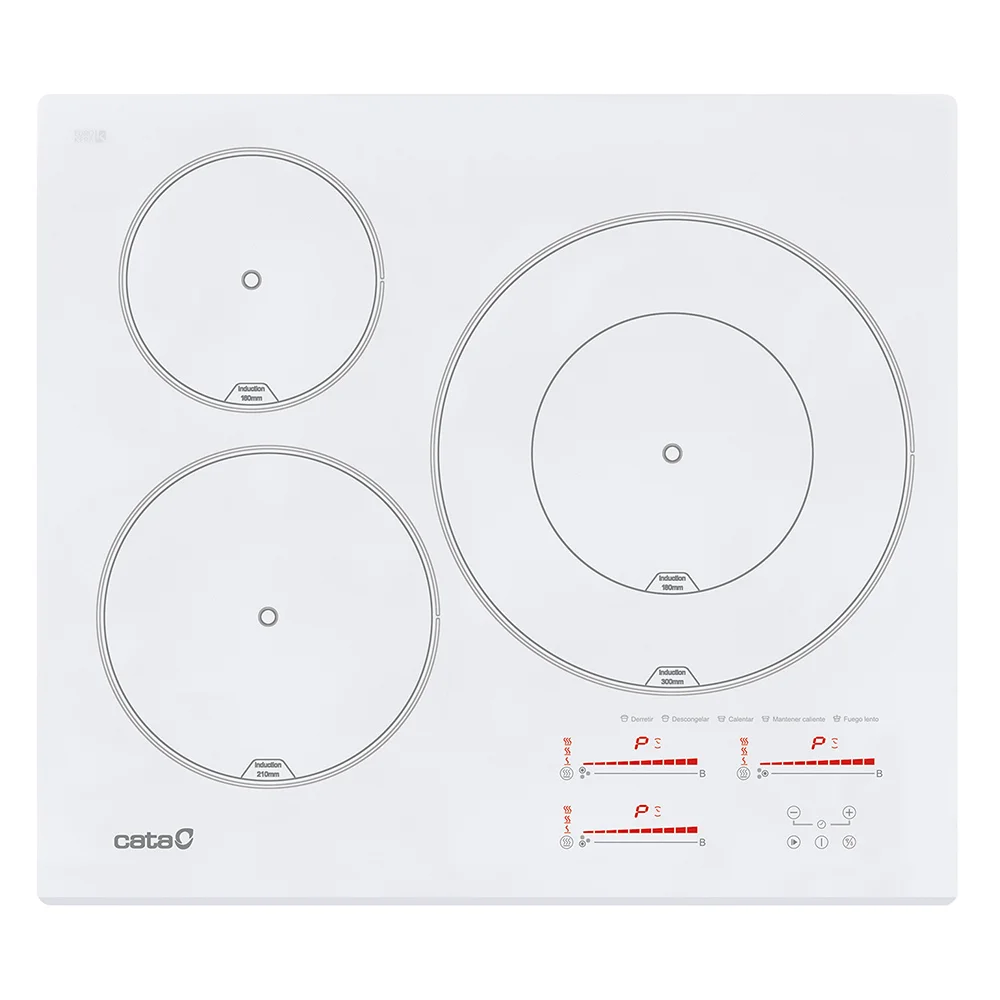 Placa Indução Cata 3 Bicos INSB 6030 Branco