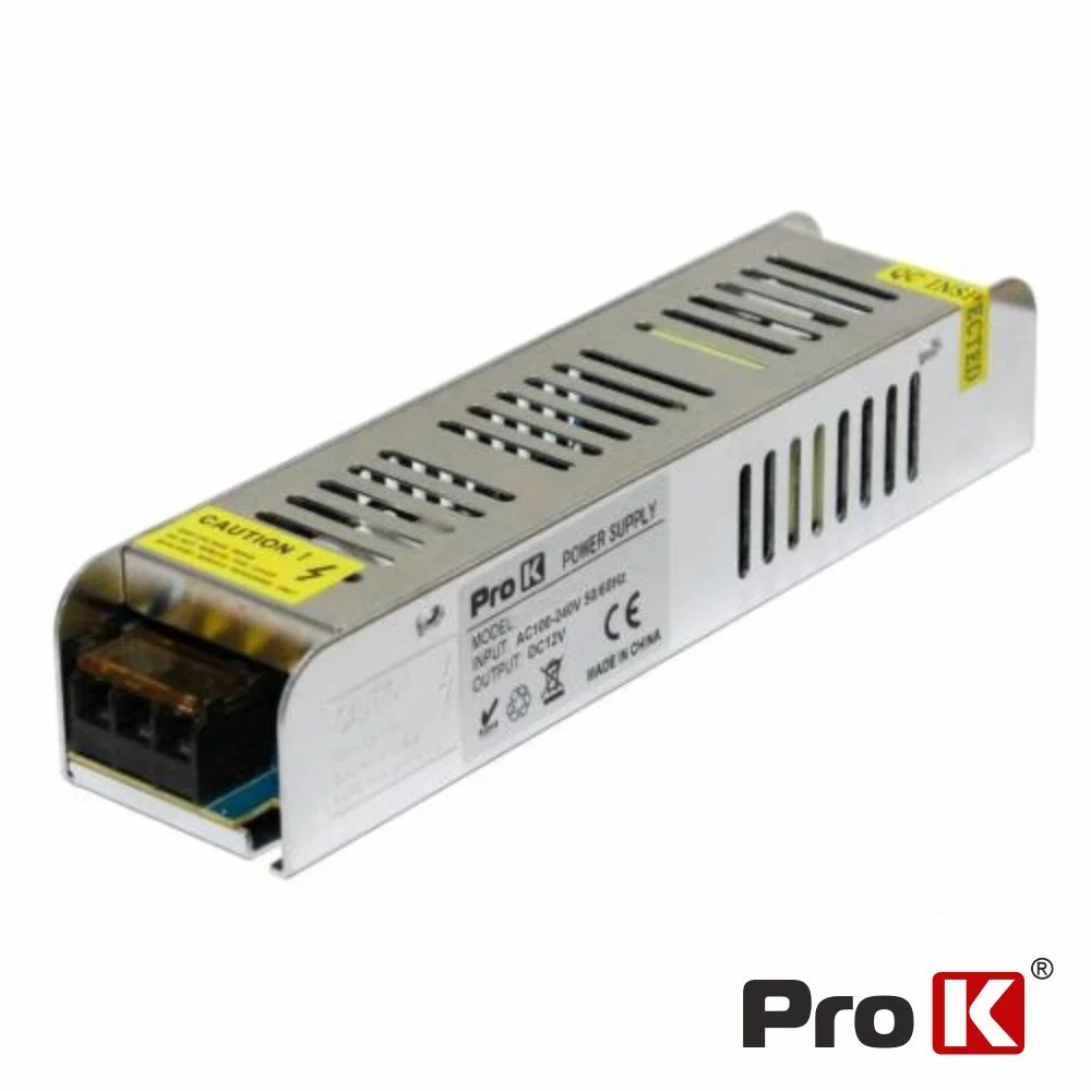 Fonte de Alimentação Industrial Slim 12V 150W 12.5A PROK