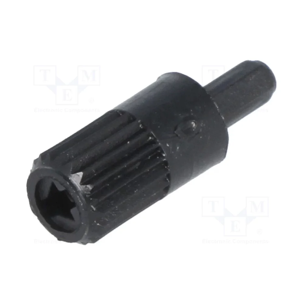 Veio P/ Potenciómetro De Ajuste 10mm Preto