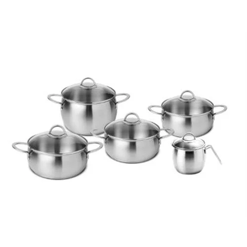 Conjunto de cozinha silampo.5p.inox-indução -oceanus