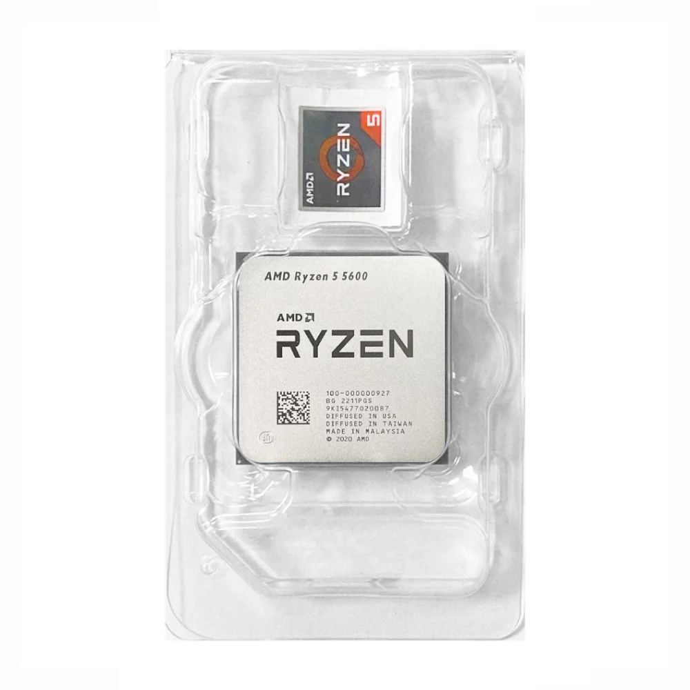 Processador Amd Am4 Ryzen 5 5600 3.5 A 4.4Ghz 6C12T 35MB 65W