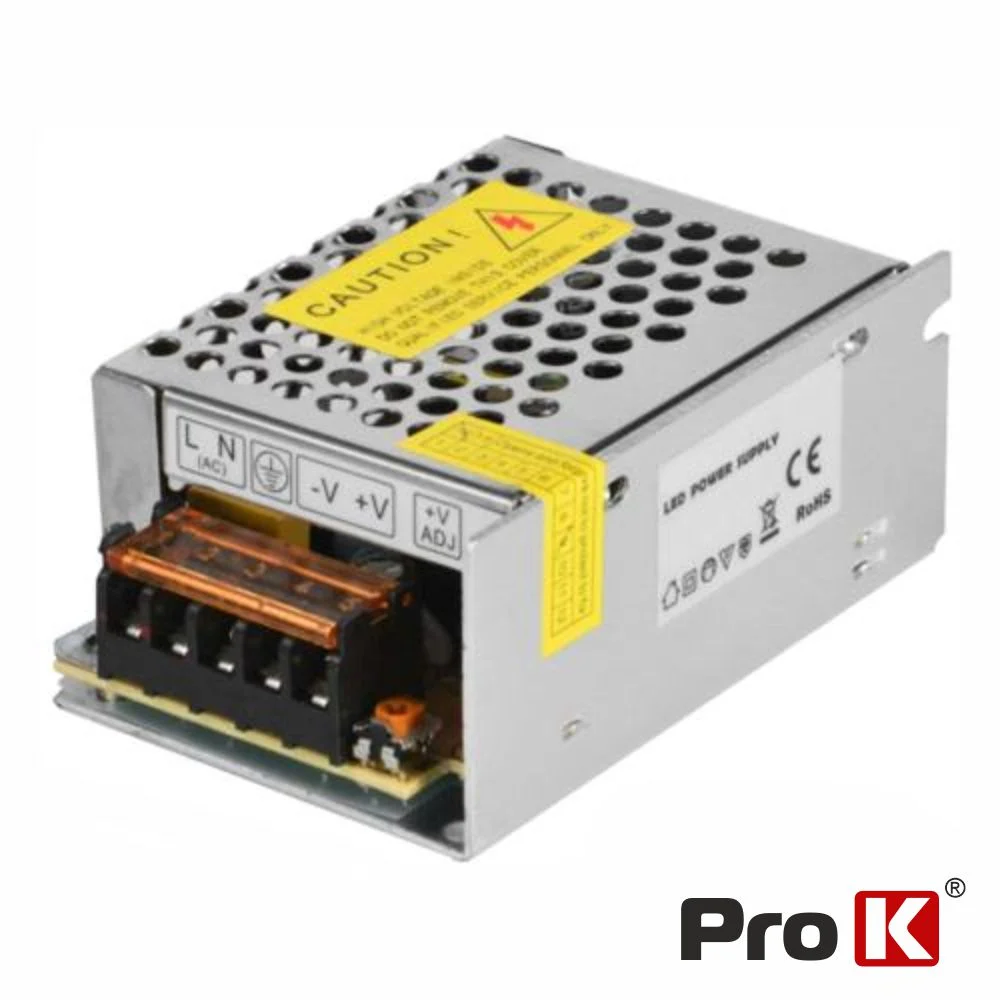 Fonte de Alimentação Industrial 5V 50W 10A PROK