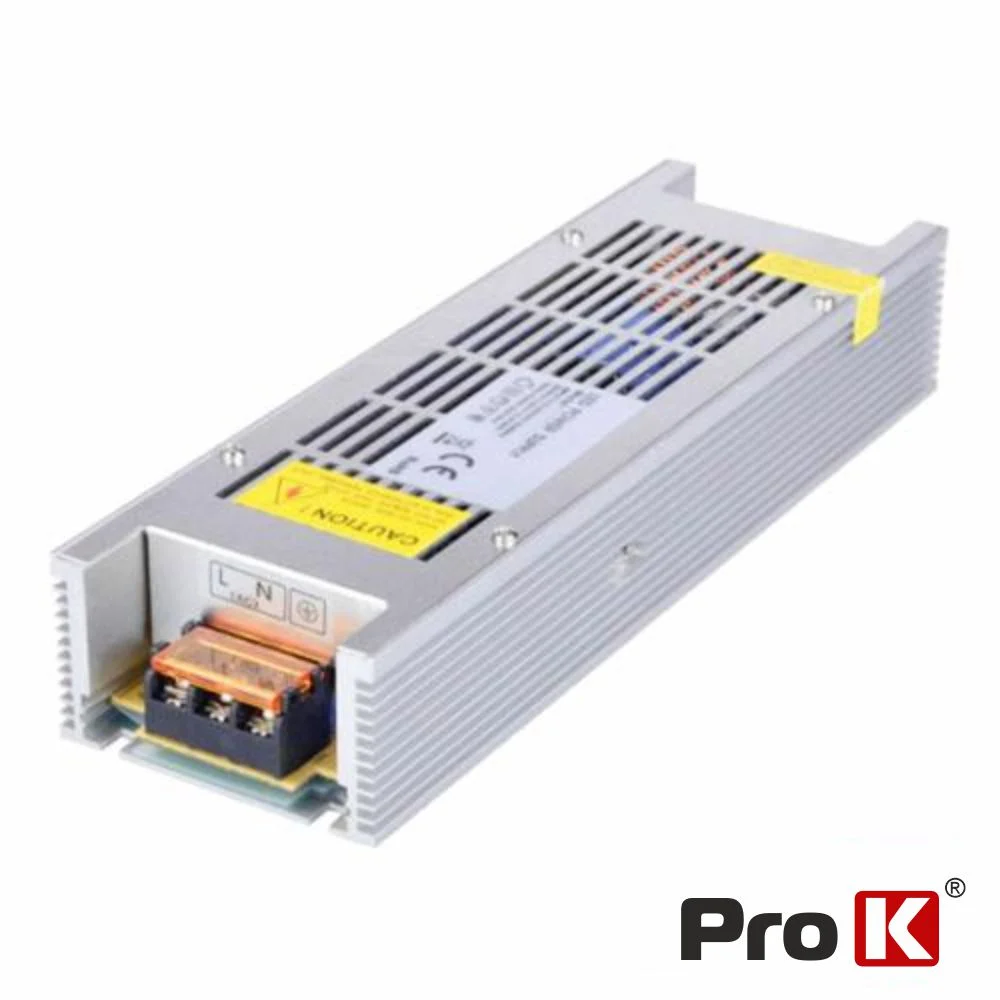 Fonte de Alimentação Industrial Slim 12V 240W 20A PROK