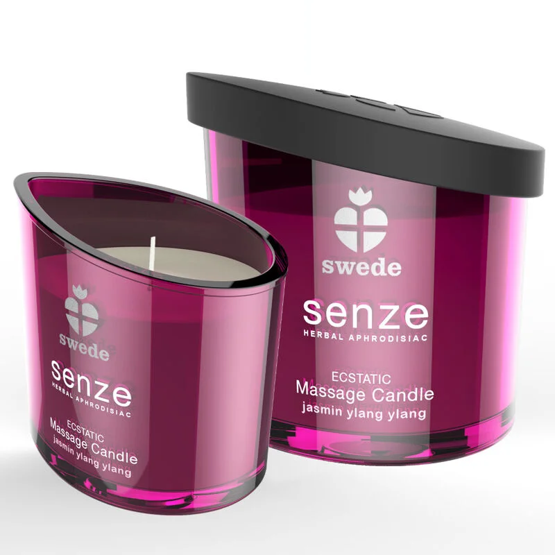 Vela De Massagem Swede Senze Ecstatic Jasmine Ylang Ylang