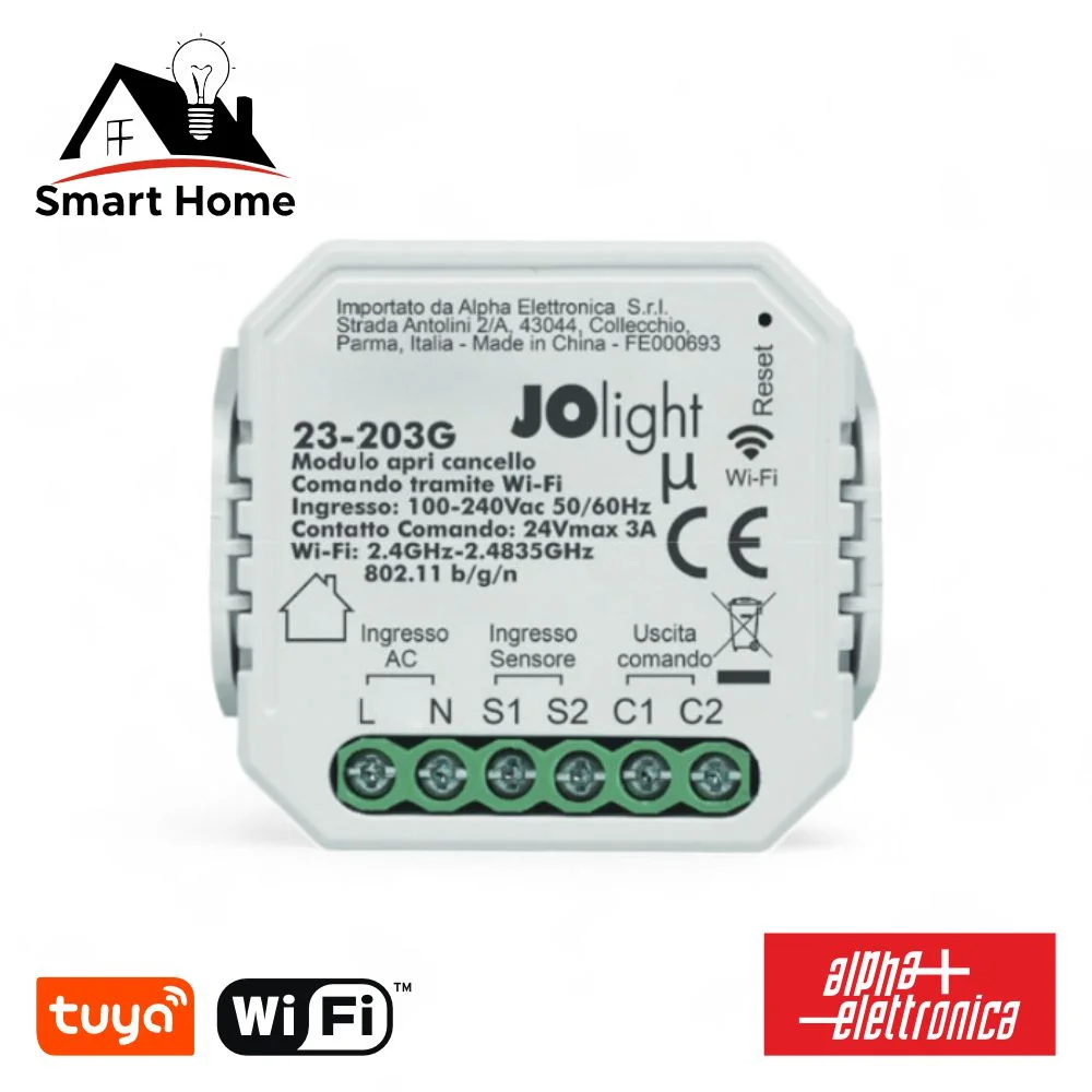 Módulo Automação P/ Controlo de Portões WiFi Tuya ALPHA
