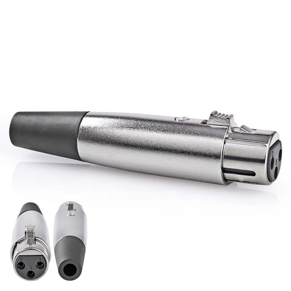 Ficha XLR 3p Fêmea
