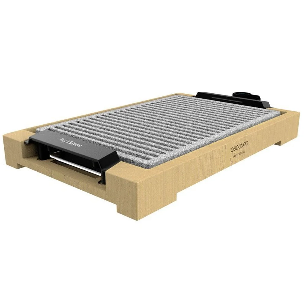 Grelhador Placa Eletrica Cecotec Tasty Grill 2000 Bamboo