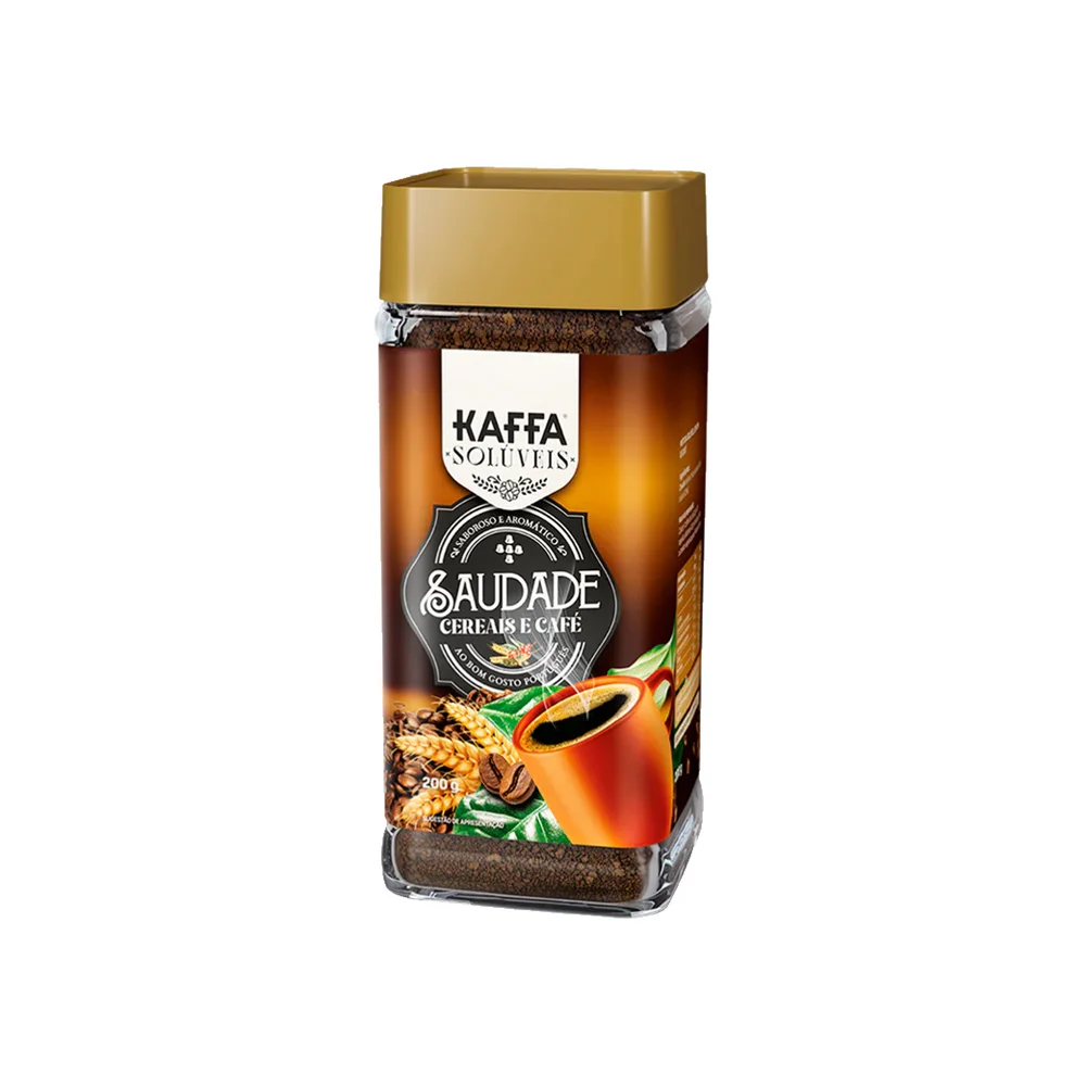 Bebida de Cereais Kaffa Saudade Com 20% Café 200g