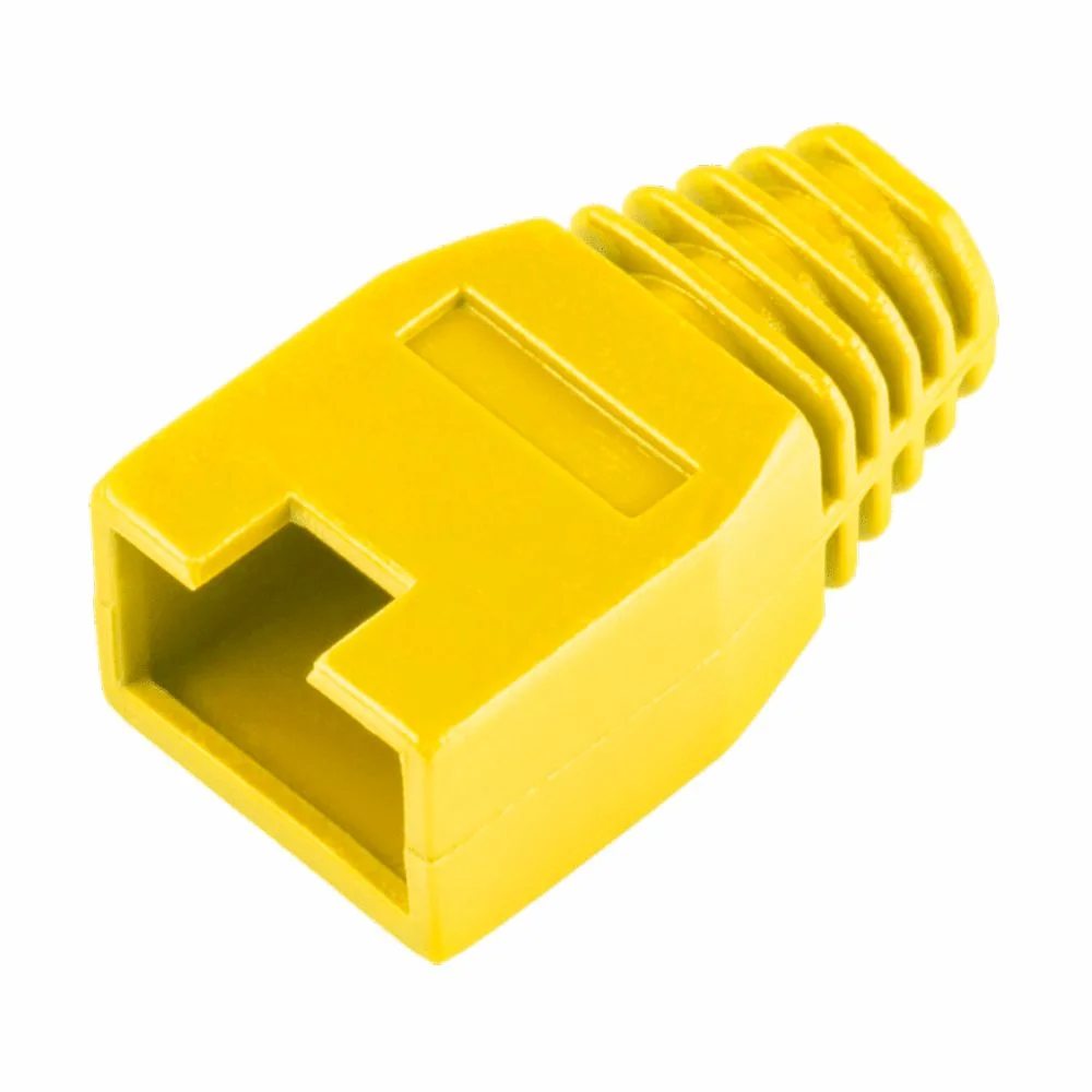 Capa Protectora P/ Conector RJ45 Amarelo