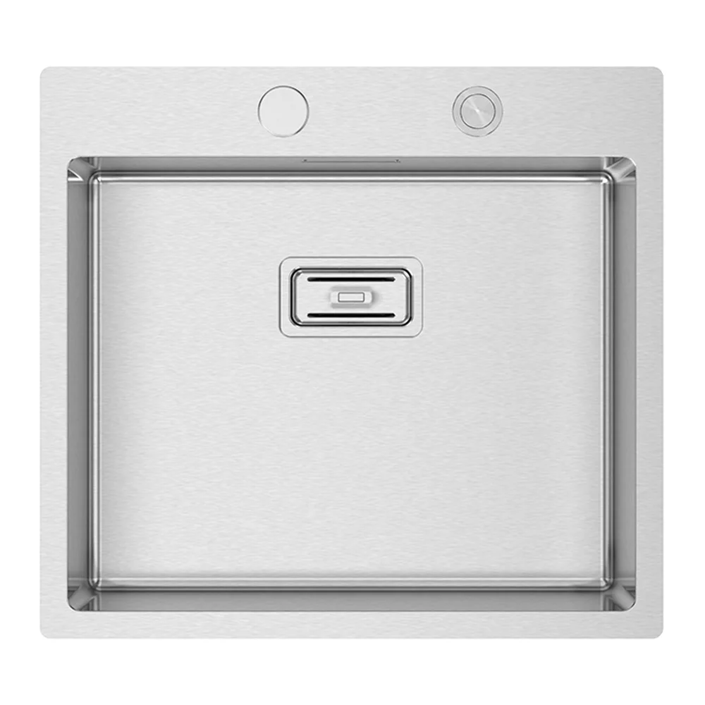 Lava-Loiça Rodi Escovada Box Lux 57 C/ Válvula Cesta