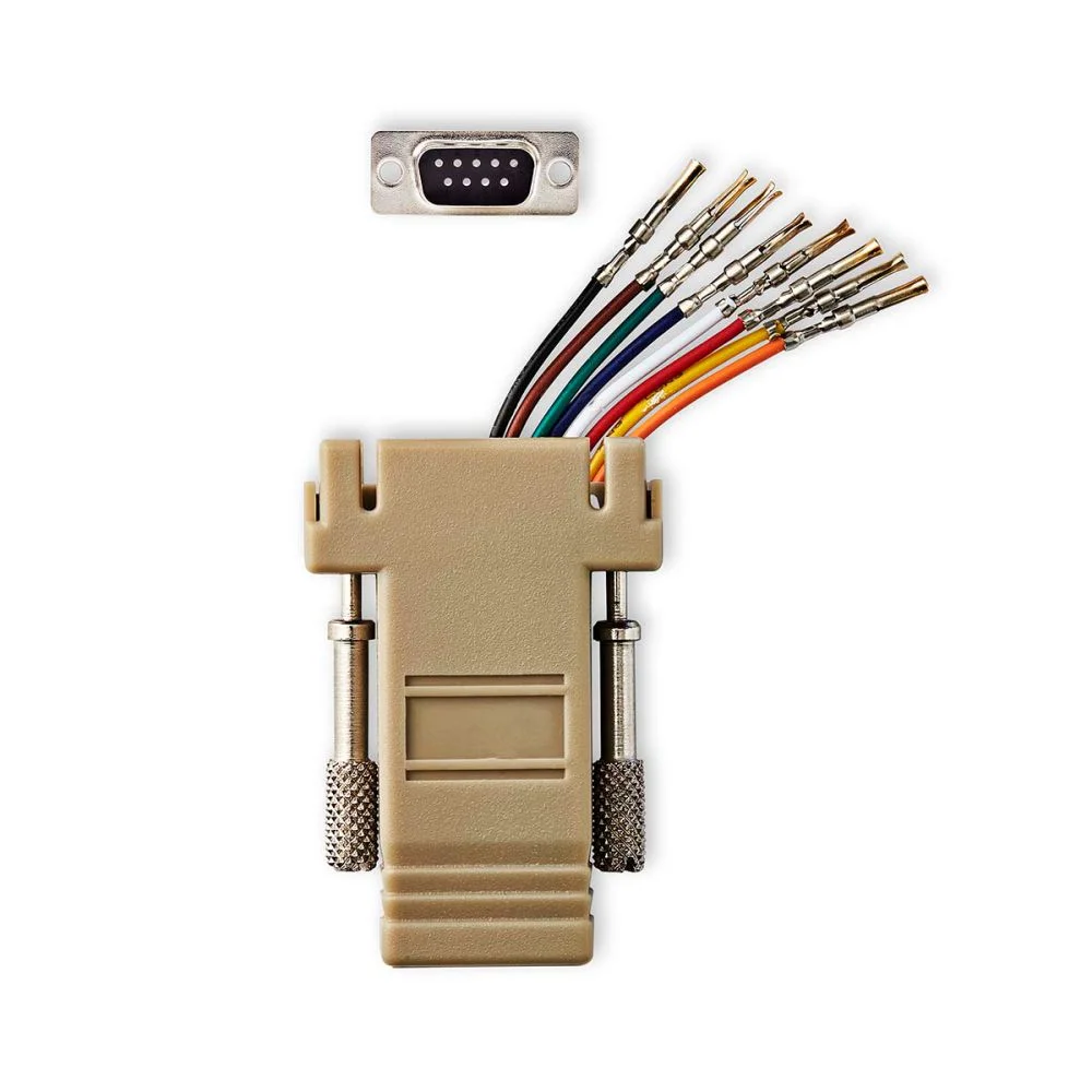 FICHA ADAPTADORA RJ45 / D 9P MACHO