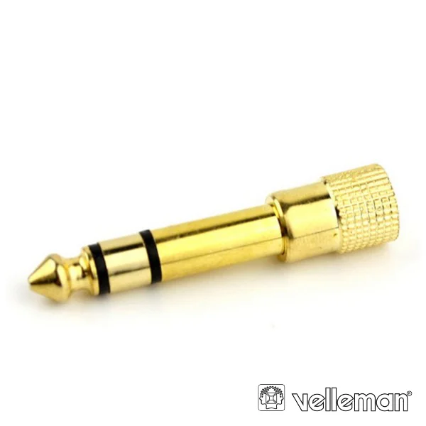 Ficha Adaptadora Jack 6.35mm Macho / Jack 3.5mm Fêmea St