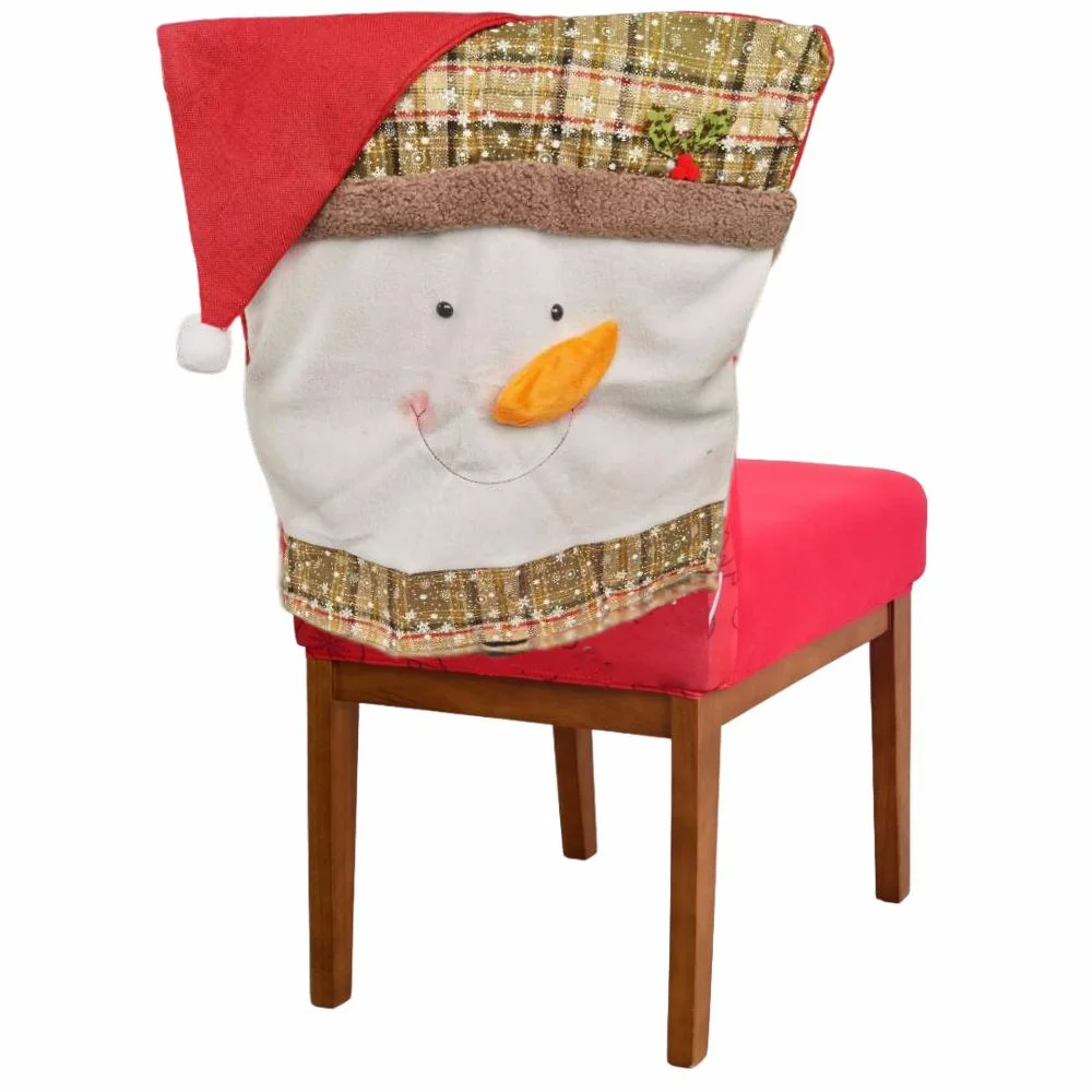 Capa De Natal P/ Cadeiras 48x50cm
