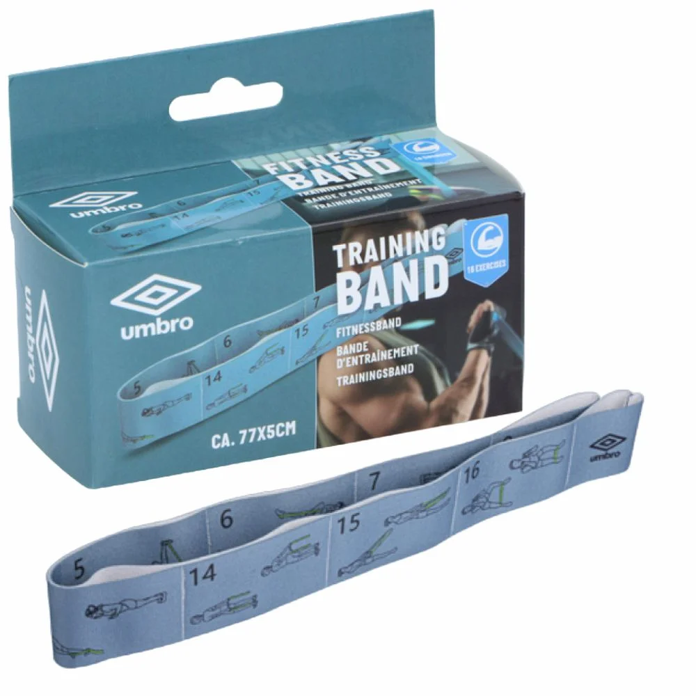 Banda De Treino Com 16 Exercícios 77x5cm UMBRO