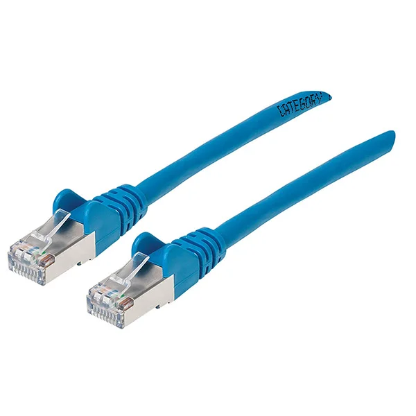Cabo Equip Cat6A S/Ftp Lszh 0.25M Azul
