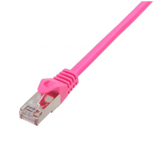 Cabo Equip Cat6 S/Ftp Lszh 0.5M Rosa