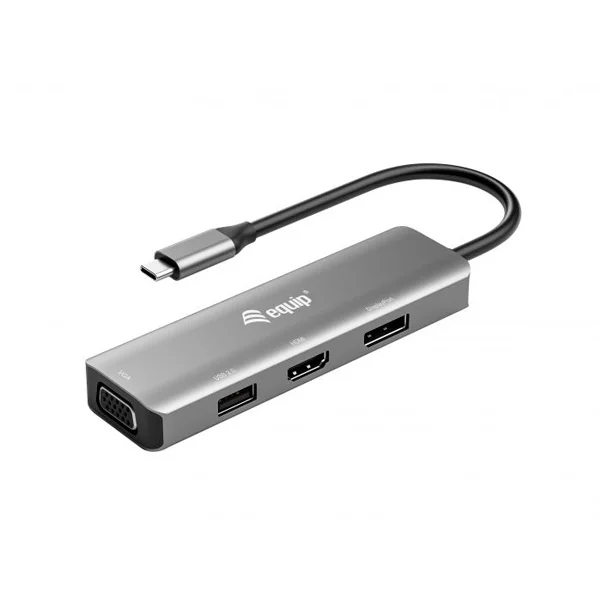 Adaptador Equip Usb-C para Hdmi / Displayport / Vga / Usb