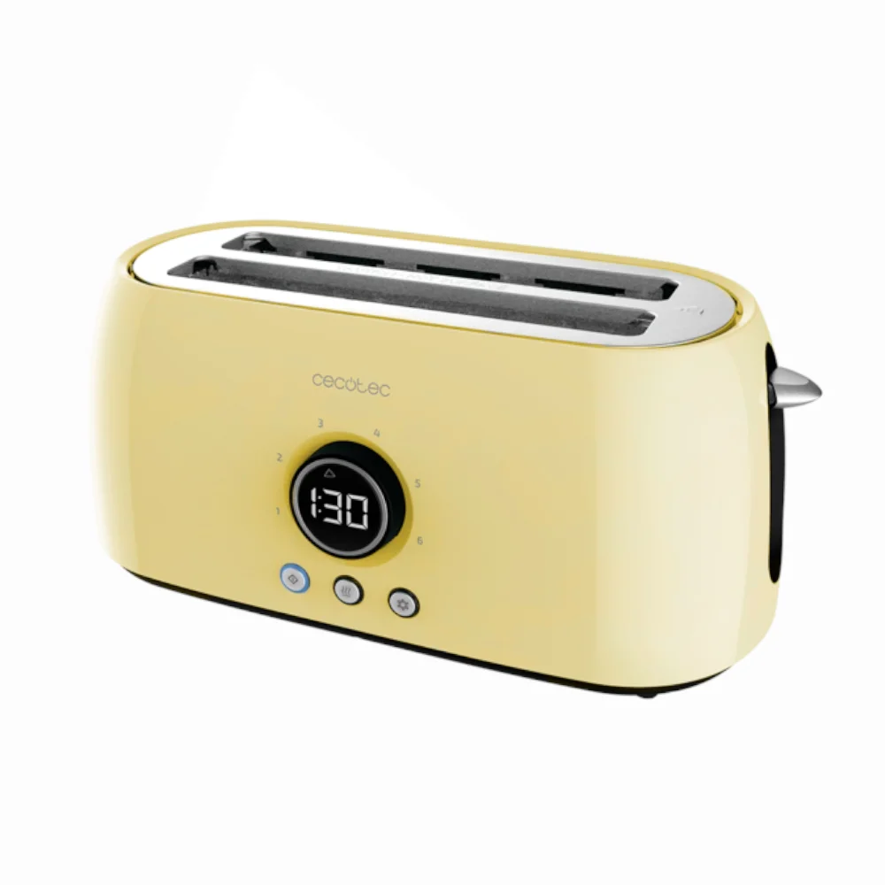 Torradeira Cecotec Classic Toast 1500 1500W Amarela