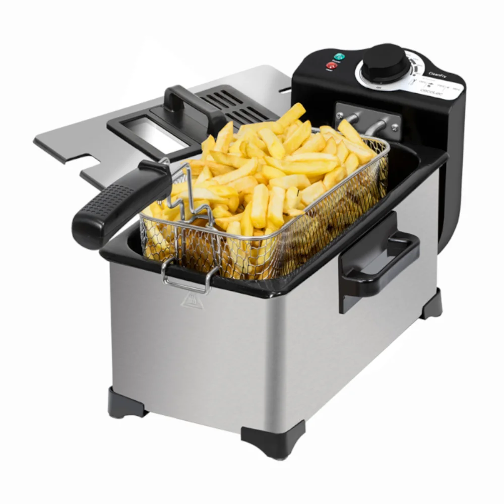 Fritadeira Cecotec CleanFry 3L Inox