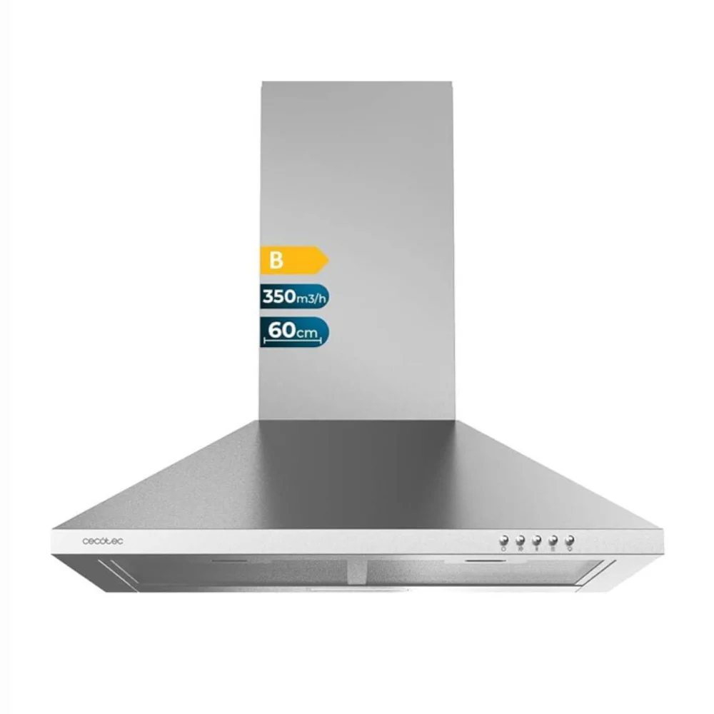 Exaustor Cecotec Bolero Flux PM 430m3/h 60cm Inox