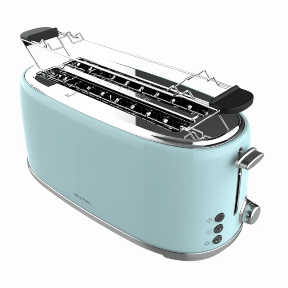 Torradeira Cecotec Toast Taste 1600 Retro Double 1630W Azul