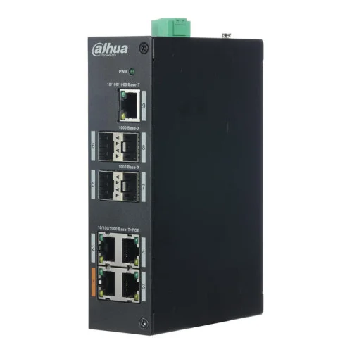 Switch Dahua 4 Portas 10/100/1000 +1 UPLINK GIGABIT +4SFP 9