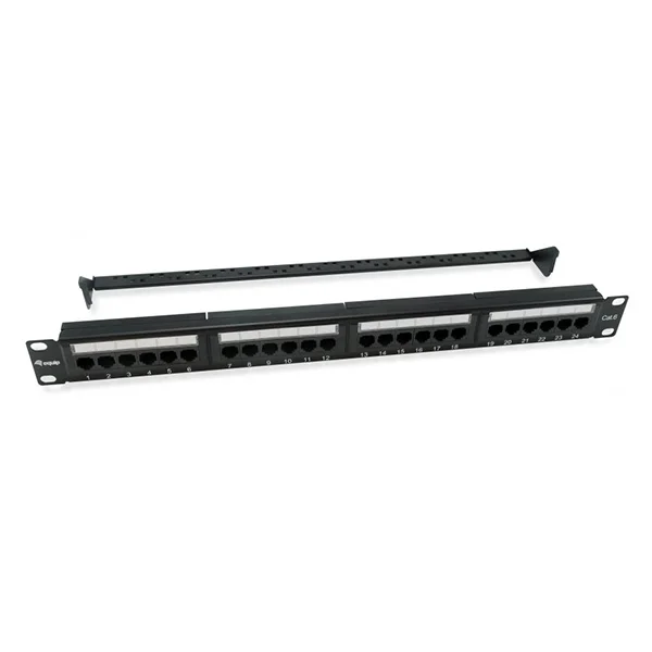 Patch Panel Equip 19" Cat6 Utp 24P 1U Preto Basic