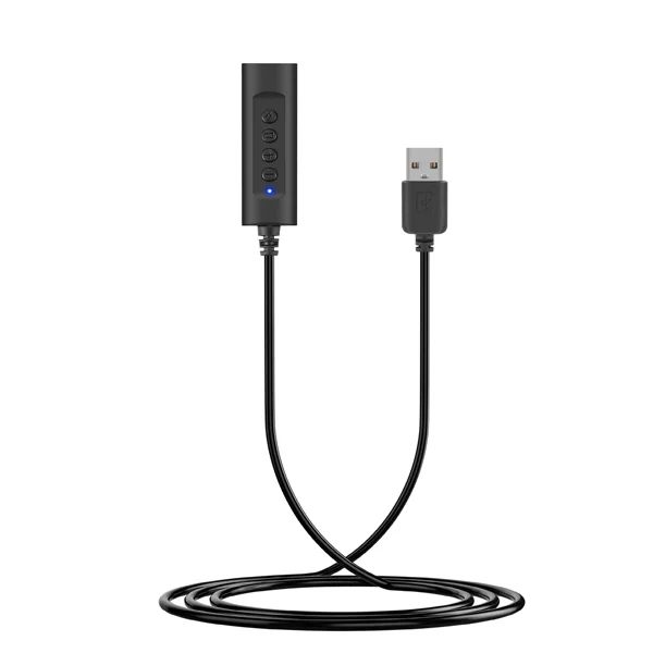 Adaptador Audio Equip Life 3.5" Para Usb Com Controlos