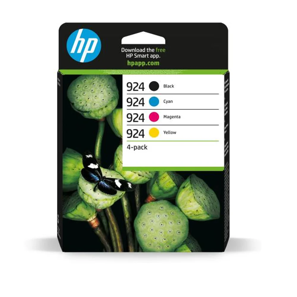 Tinteiro HP 924 CMYK Original Pack De 4 Cores