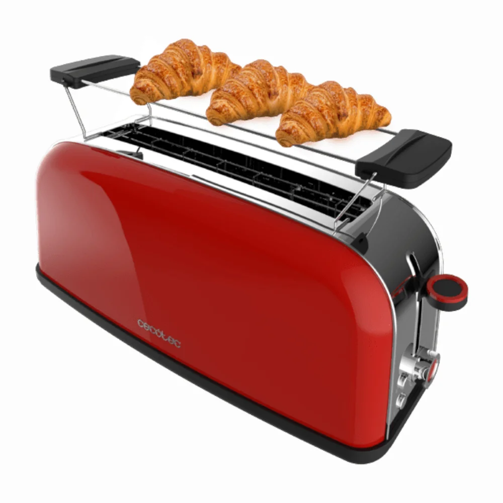 Torradeira Cecotec Toastin Time 850W Vermelho
