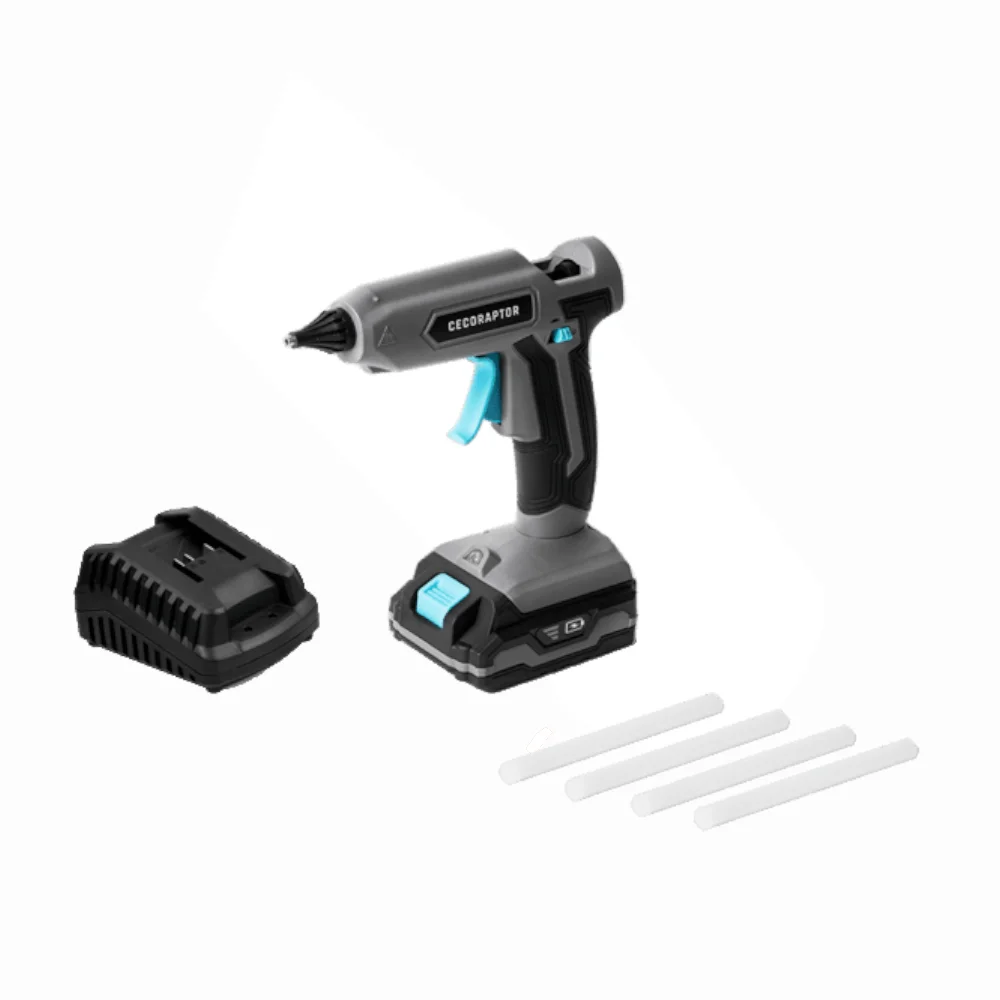 Pistola de Cola Quente Cecotec 20V 2000mah 100/150mm 180C
