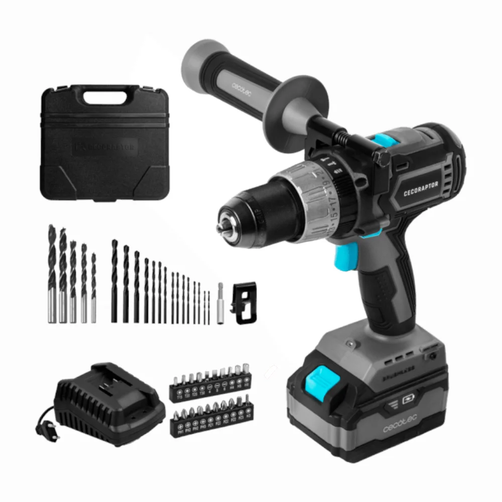 Berbequim Impacto / Aparafusadora Cecotec 20V 4000mah 46Nm