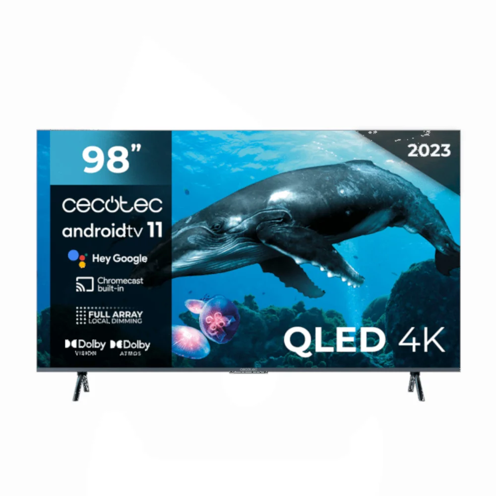 Smart TV Cecotec 98" QLED UHD 4K HDR10