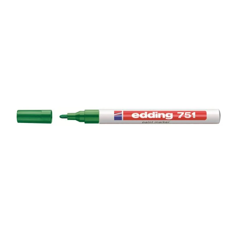 Marcador de tinta edding 751 verde (4-751004) (4751004)