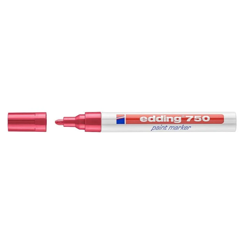 Marcador de tinta vermelho edding 750 (4-750002) (4750002)