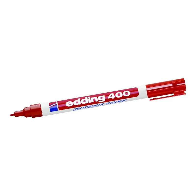 Marcador permanente edding 400 vermelho (4-400002) (4400002)