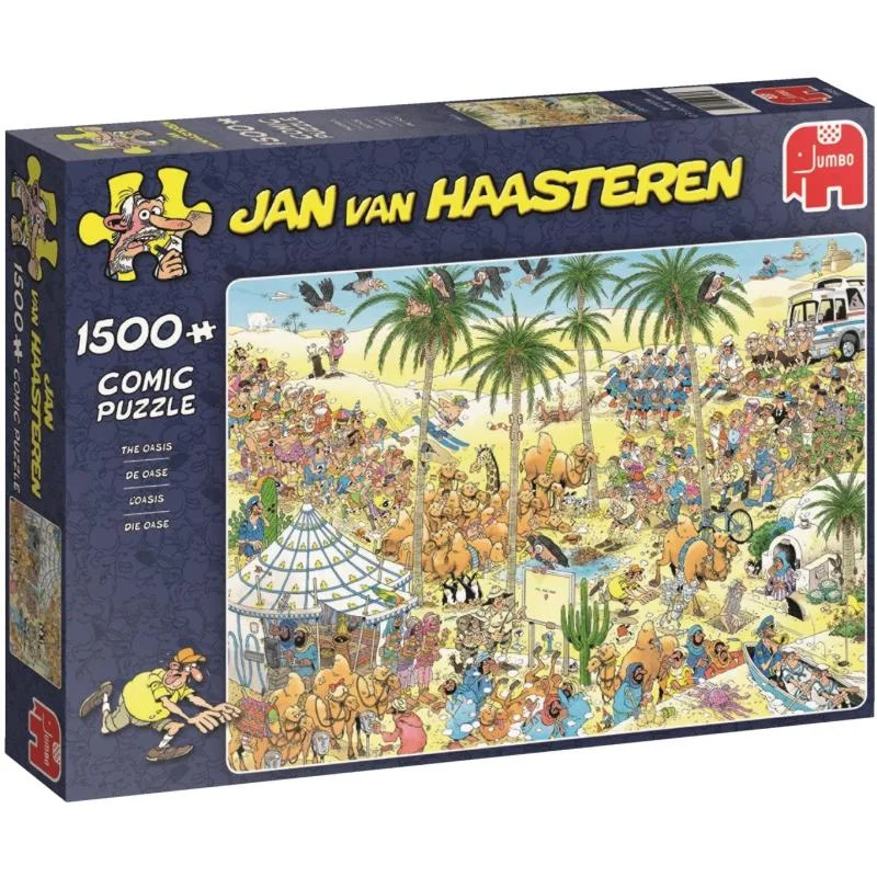 Puzzle jumbo jan van haasteren die oase 1500 peças