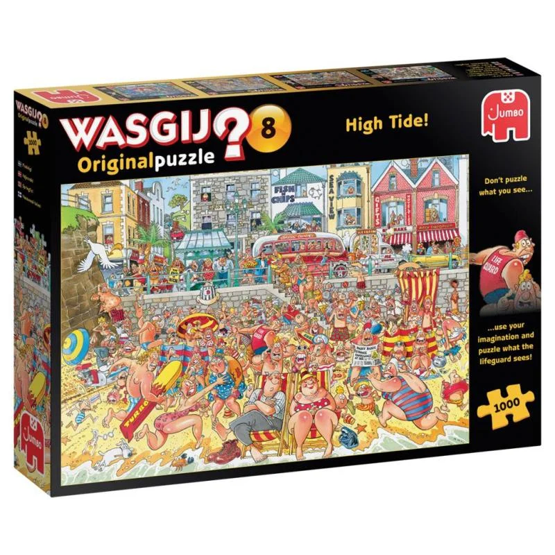 Puzzle jumbo wasgij original 8 high tide 1000 peças (81925)