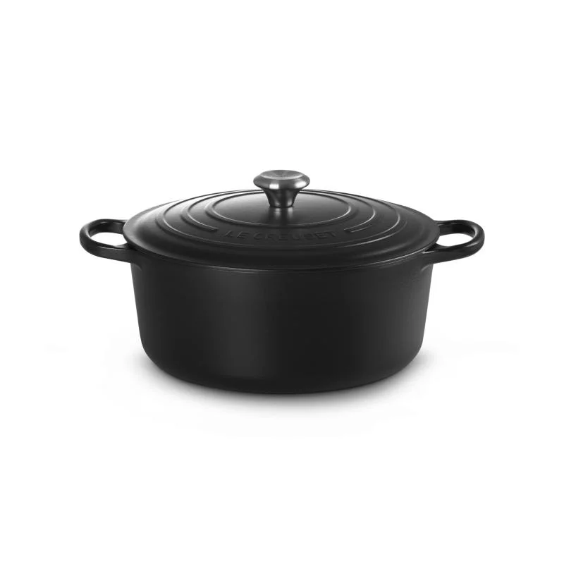Caçarola le creuset signature redonda 30cm preta preto (2