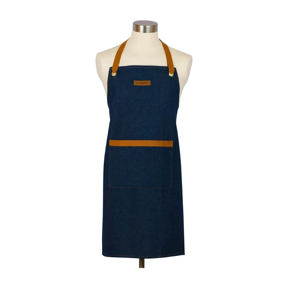 Avental de Cozinha Le Creuset 88cm Ganga Denim Azul