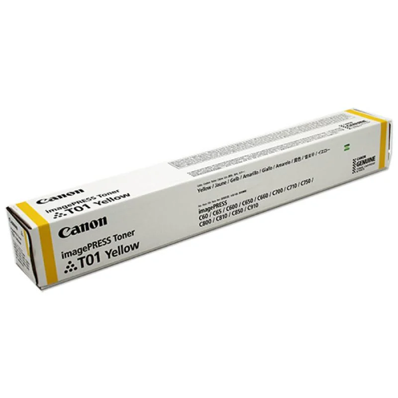Toner canon t01 amarelo gelb (8069b001)