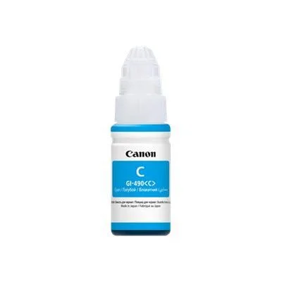 Tinta de recarga canon gi-490 gi490 cyan (0664c001)